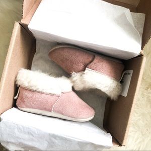 MINIMOC/HEYFOLKS Warm shoes - Sugarplum